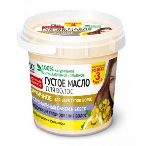 Гъсто масло за коса с Горчица, обем и блясък - Fitocosmetic, 155 мл.