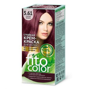 Крем-боя за устойчива коса, цвят Вишна 5.61 - Fitocosmetic