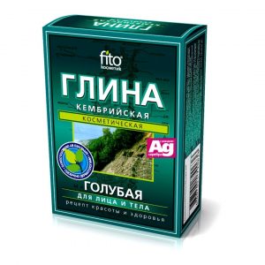 Глина светло-синя Камбрийска - Fitocosmetic, 100 гр.
