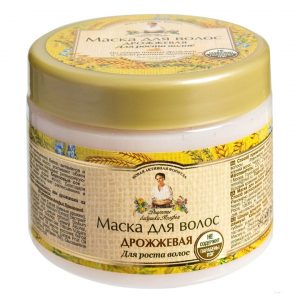 Маска за коса Дрождева, за растеж на косата - Бабушка Агафия, 300 мл.