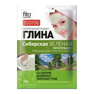Глина Сибирска зелена, подхранваща - Fitocosmetic, 75 гр.