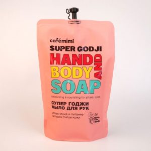Течен сапун за ръце и тяло СУПЕР ГОДЖИ - Cafemimi, 450мл