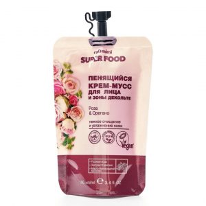 Пенлив мус за лице и деколте, Роза и Риган - Cafemimi, 100мл