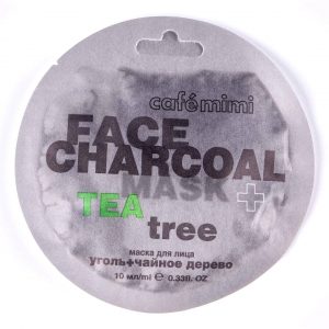Маска за лице Въглен и Чаено дърво - Cafemimi, 10мл