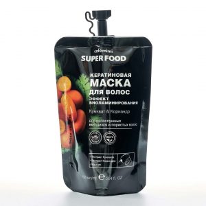 Кератинова маска за коса Ефект биоламиниране - Cafemimi, 100мл