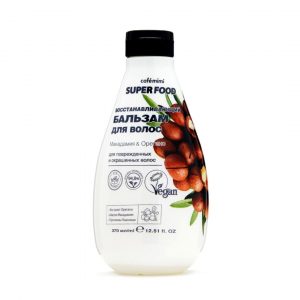 Балсам за коса Възстановяващ, Макадамия и Риган - Cafemimi, 370 мл.