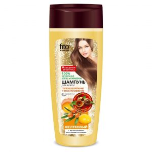 Шампоан за боядисана коса Яйчен, с масло облепиха и млечни протеини - Fitocosmetic, 270 мл.