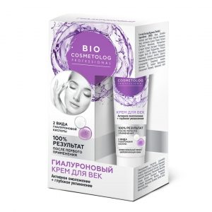 Хиалуронов крем околоочен Активно подмладяване и дълбоко хидратиране fitocosmetic, 15 мл.