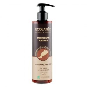Балсам за коса Подхранване и Укрепване, Мароканска аргана ecolatier, 250 мл.