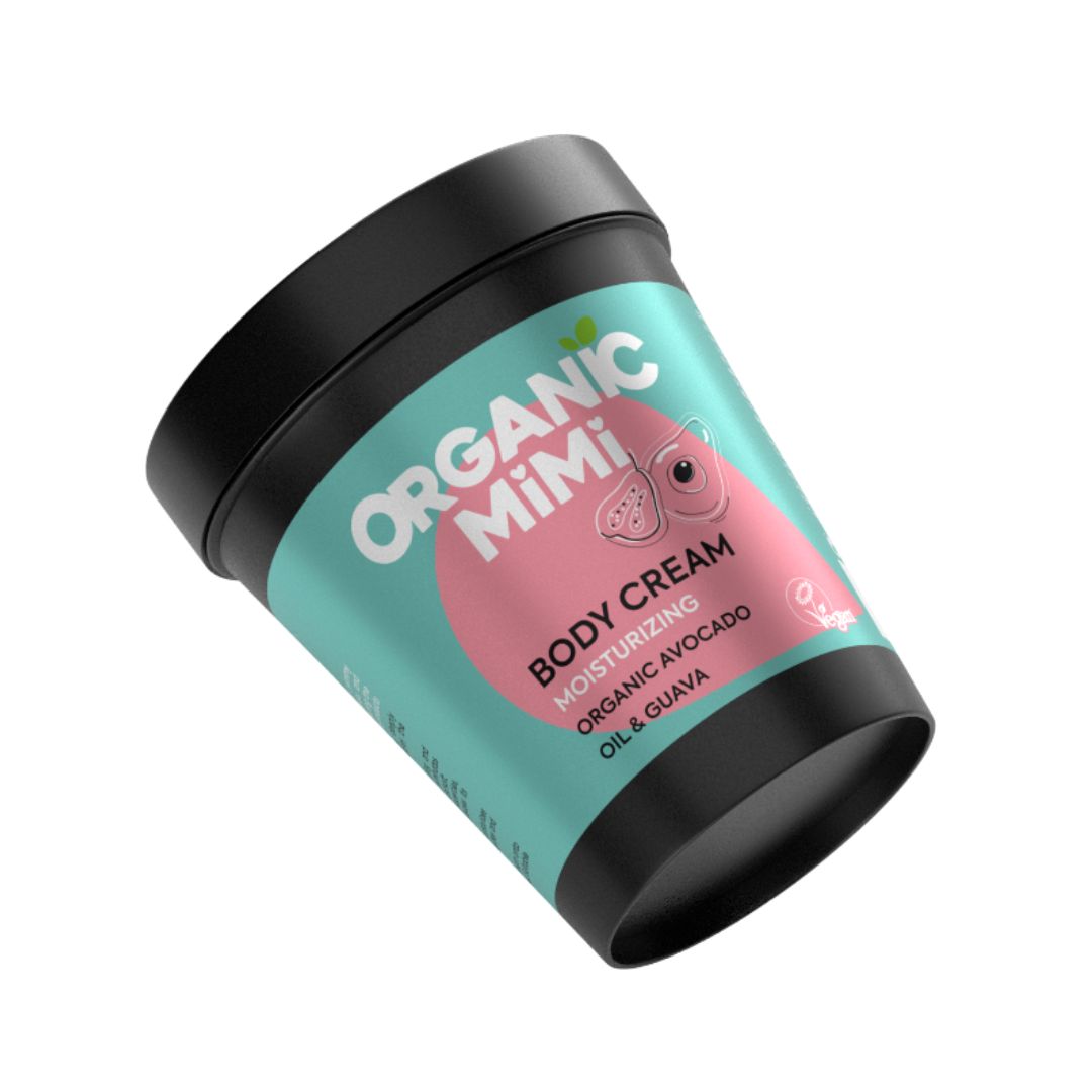 Крем за тяло Хидратиране, Авокадо и Гуава organic mimi, 200 мл.